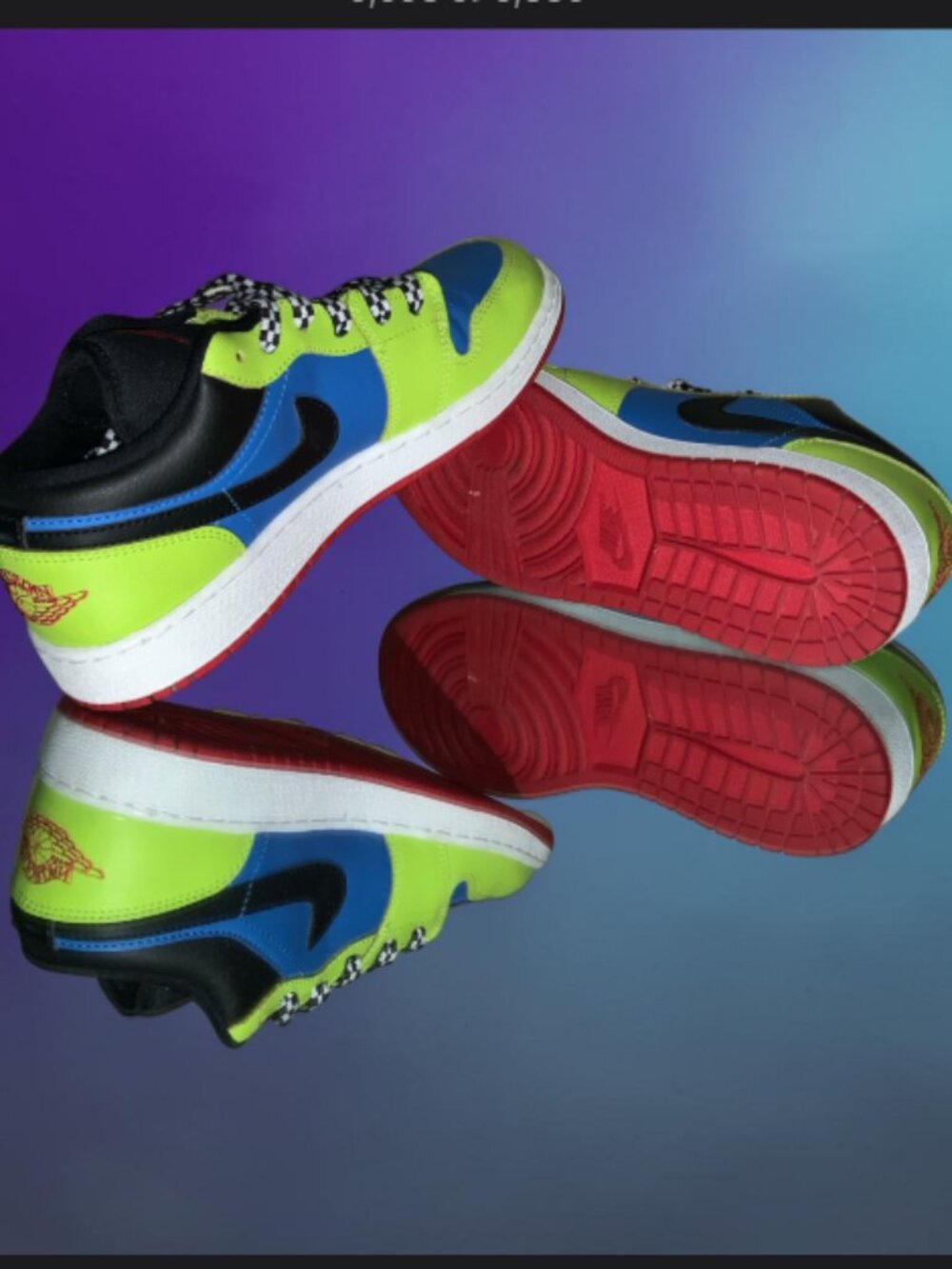 Nike Air Force jordan 1 Low GS "Racer Pack" Sneakers